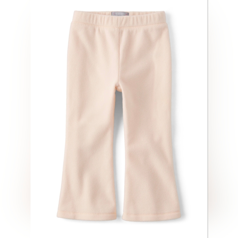 ⭐️⭐️ 5/$15 The Children's Place Girls' Micro-fleece Pink Fleece Flare Pants